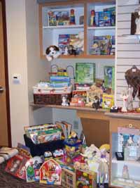 Merchandise in The Horn Gift Gallery